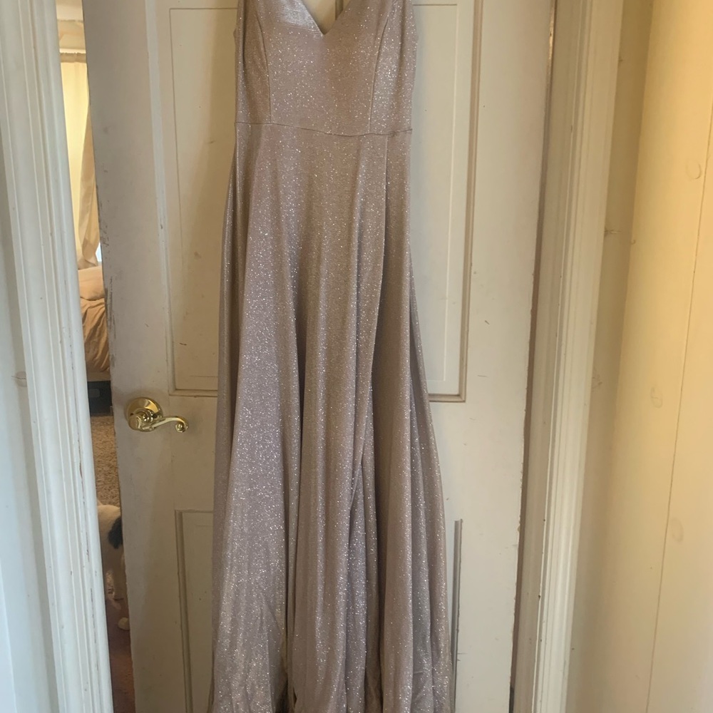 Elegant Glittering Evening Gown